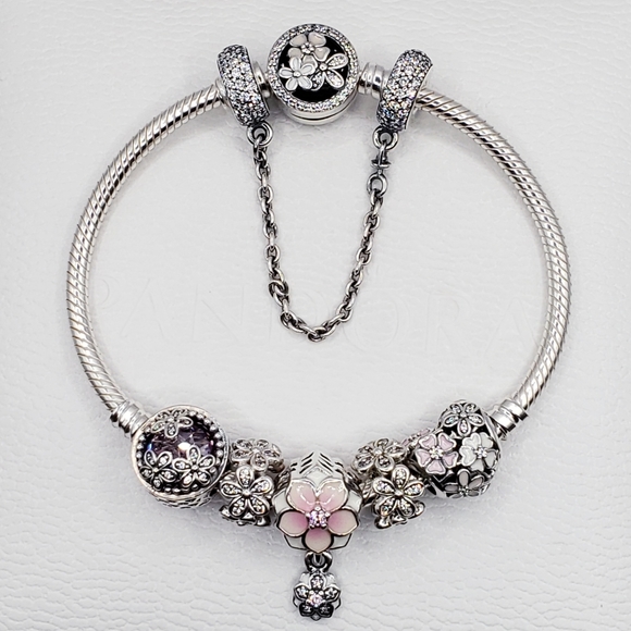 💐Authentic Pandora NATURE BRACELET 7pc Set - Picture 1 of 9